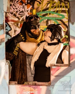Knightmare Batman and Catwoman