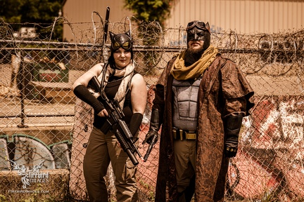Knightmare Batman and Catwoman
